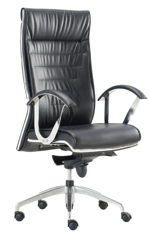 E-718H Tech Series Highback Leather Chair