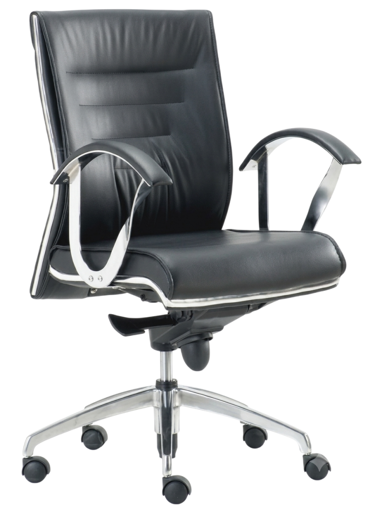 E-738H Tech Series Lowback Leather Chair