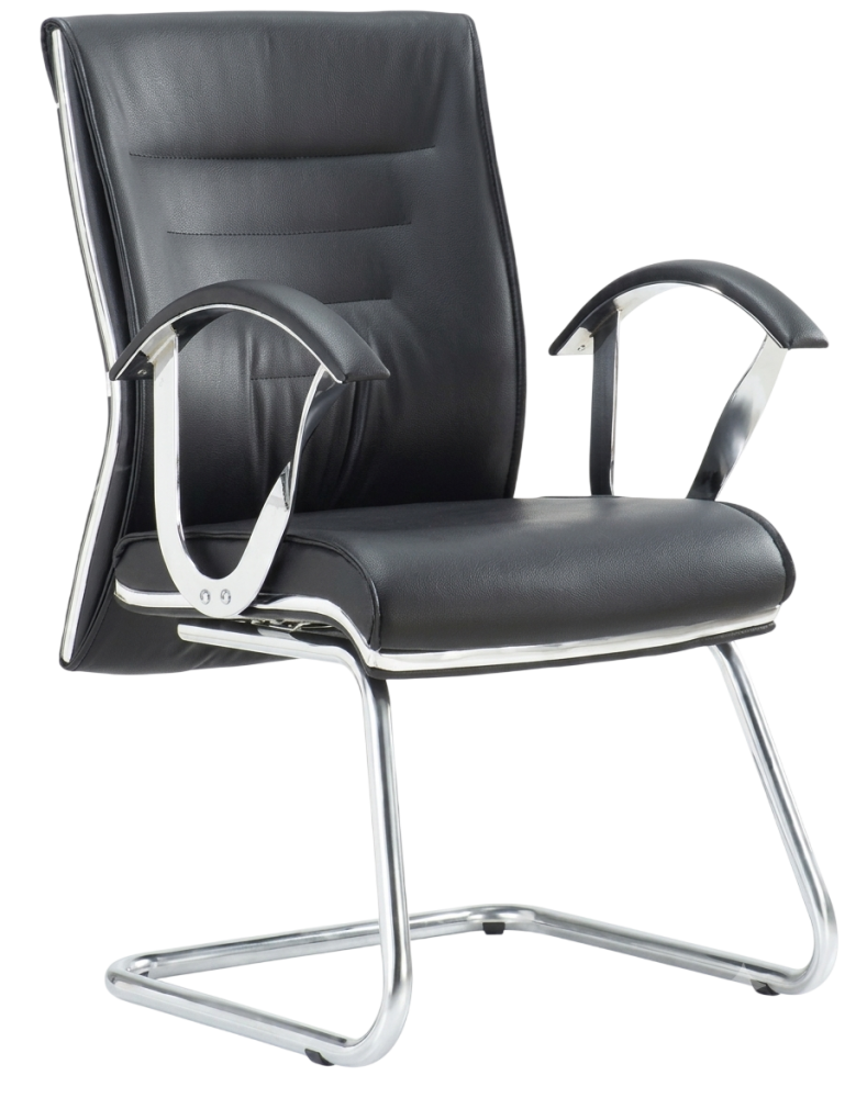 E-748S Tech Series Visitor Leather Chair