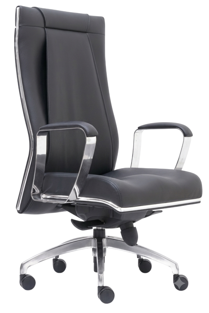 E-1091H Superior Series Highback Leather Chair