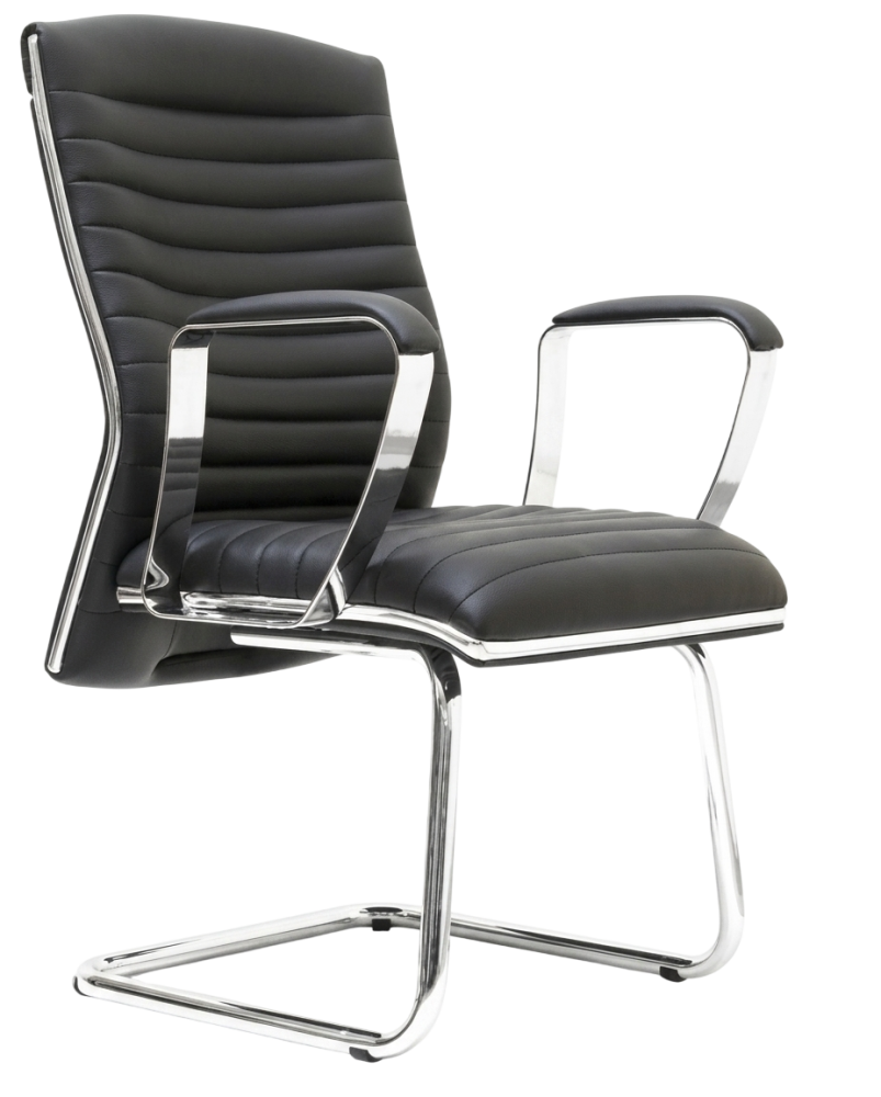 E-2014S Conqueror Series Visitor Leather Chair