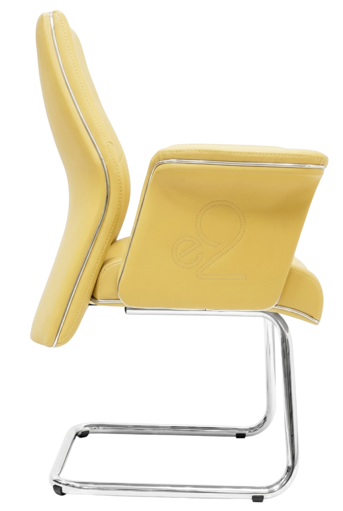 E-2884S Huro Series Visitor Leather Chair