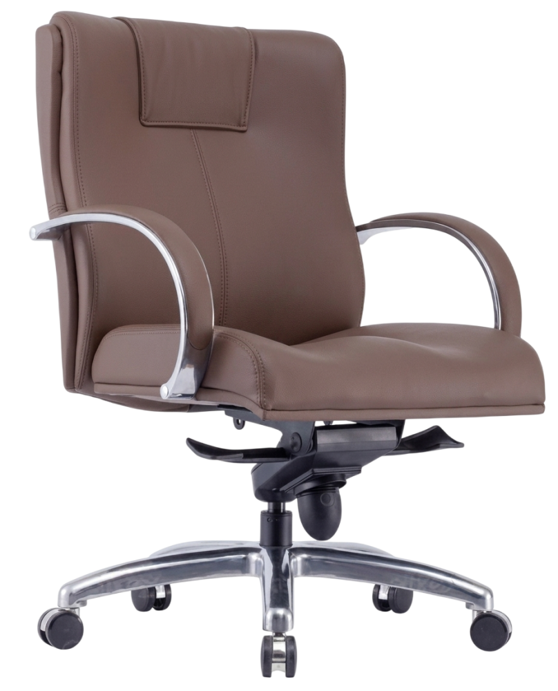 OKORO-LB Okoro Series Lowback Leather Chair