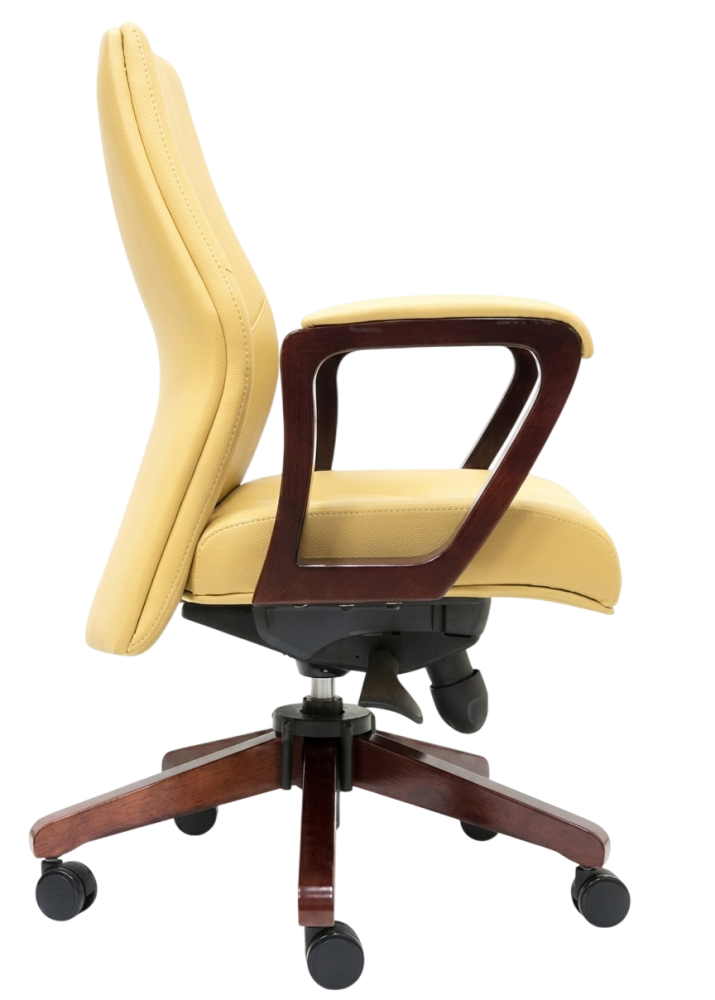 E-2913H Smile Series Lowback Leather Chair