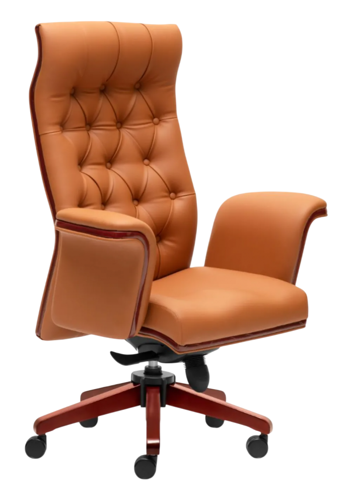 E-2185H Grand Series Highback Leather Chair