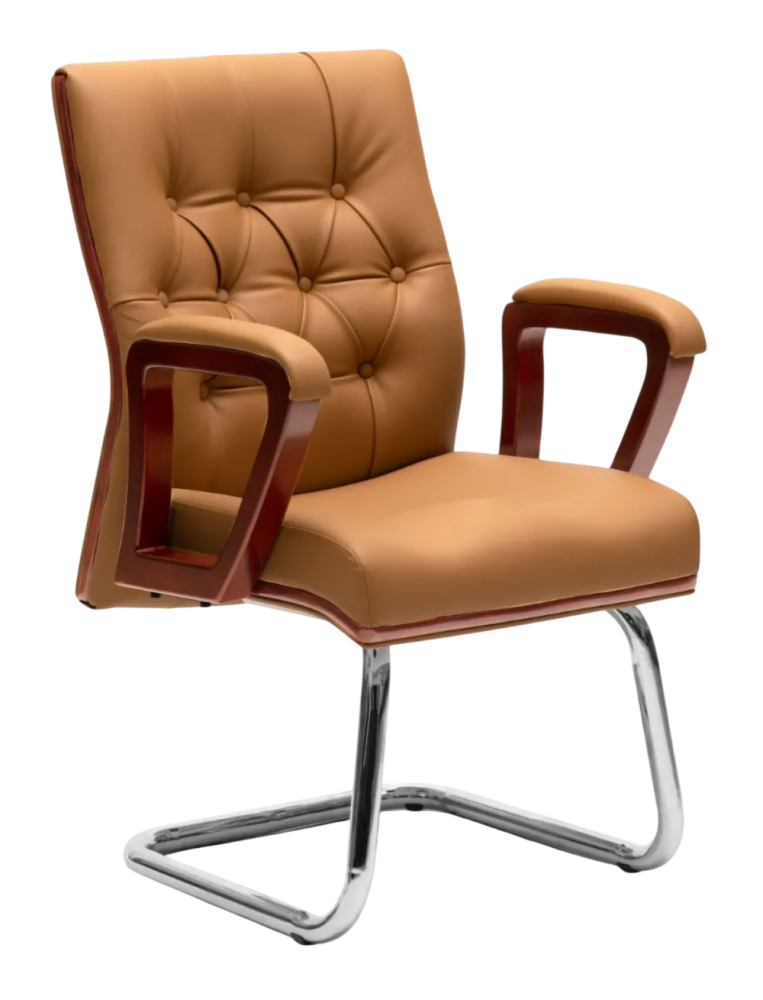 E-2327S Duty Series Visitor Leather Chair