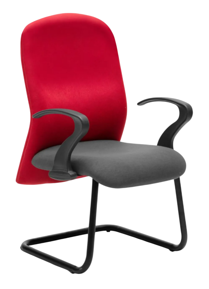 E-2008S(B) Confi Series Visitor Fabric Chair