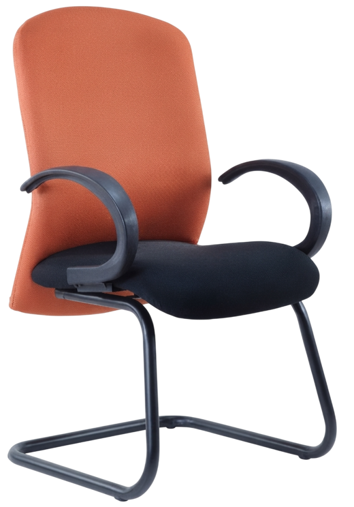 E-2008S(B) Confi Series Visitor Fabric Chair