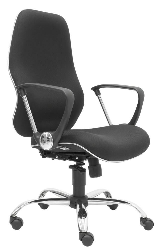 E-2891H Wave Series Highback Fabric Chair