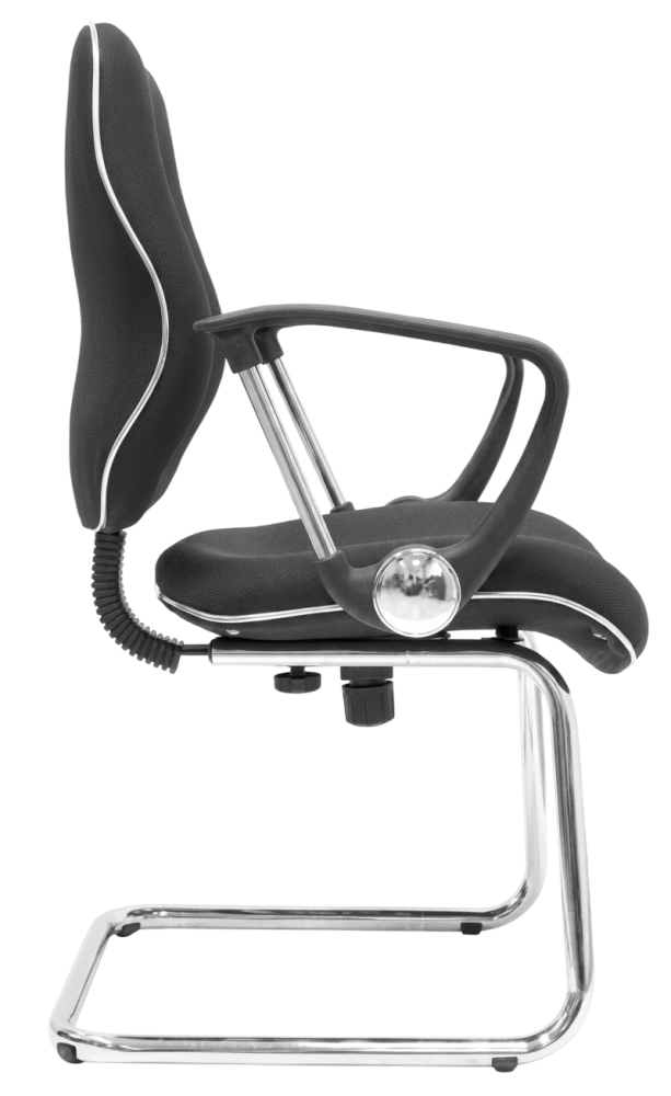 E-2894S Wave Series Visitor Fabric Chair
