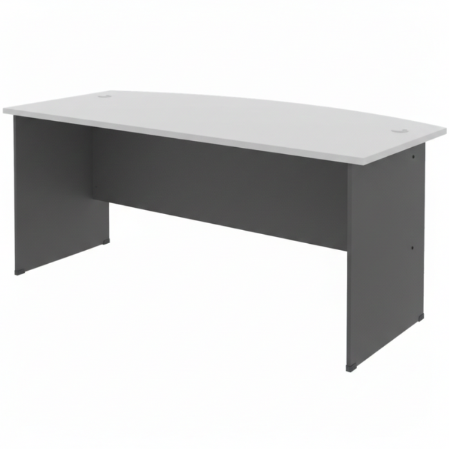 GMB-18OA G-Series Curve Front Executive Table - Size : 180L x 90W x 75H (cm)