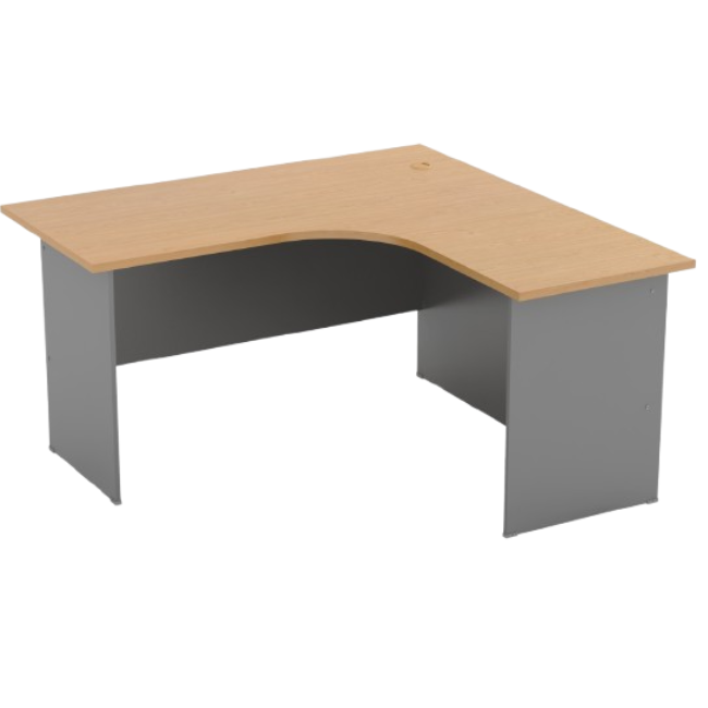 GL-552 GL Budget Series Compact L-Shape Table - Size : 150/60L x 150/60W x 75H (cm)
