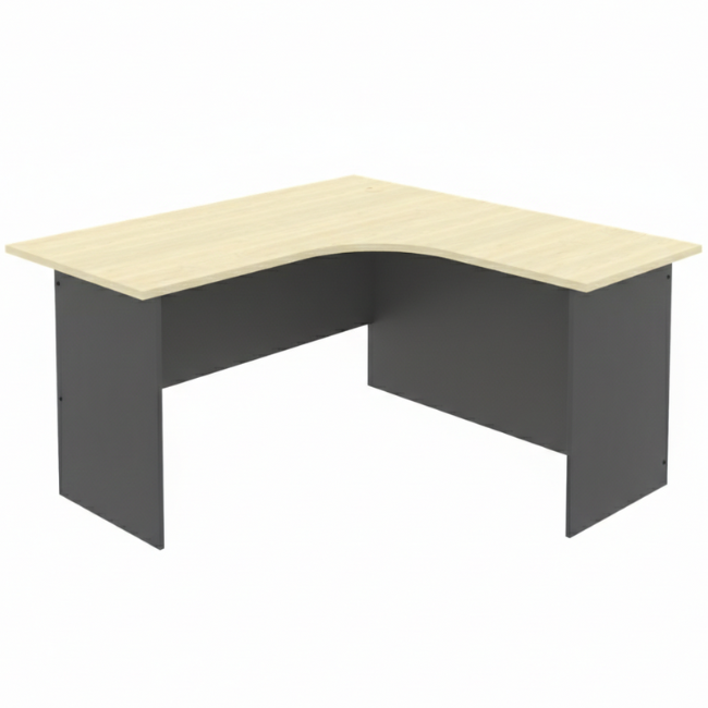 GL-552 GL Budget Series Compact L-Shape Table - Size : 150/60L x 150/60W x 75H (cm)