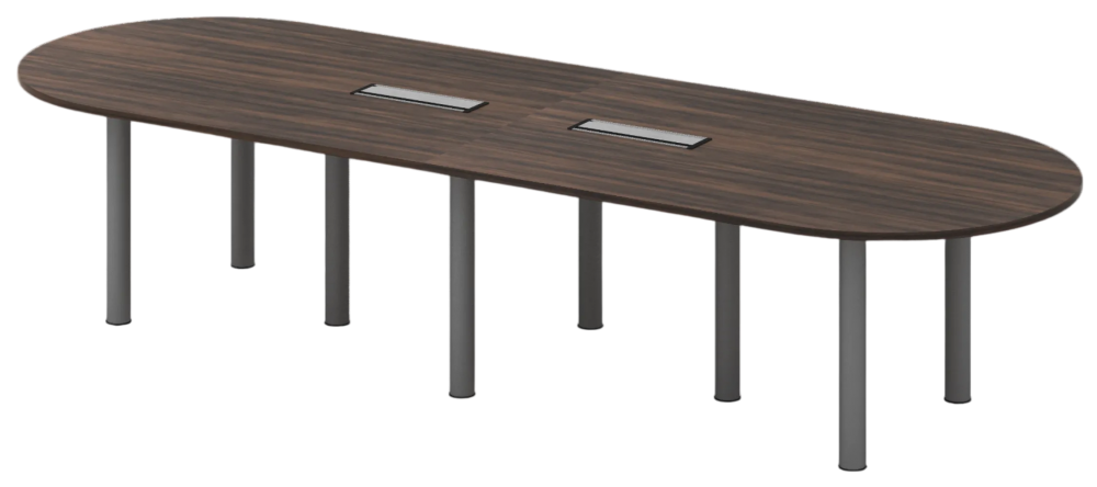 QIC-36-DGAC Oval Shape Conference Table - Size : 360W x 120D x 75H (cm)
