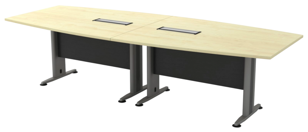 TBB-30-DGMP Boat Shape Conference Table - Size : 300W x 120/90D x 75H (cm)