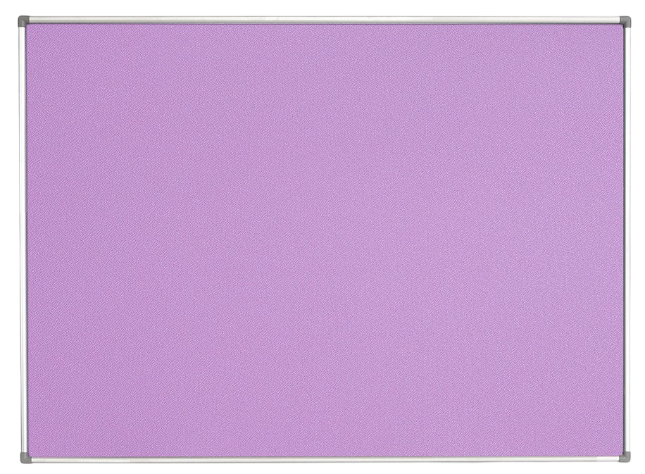 TN-34 Fabric Notice Board With Aluminium Frame - Size : 90H x 120W (cm)