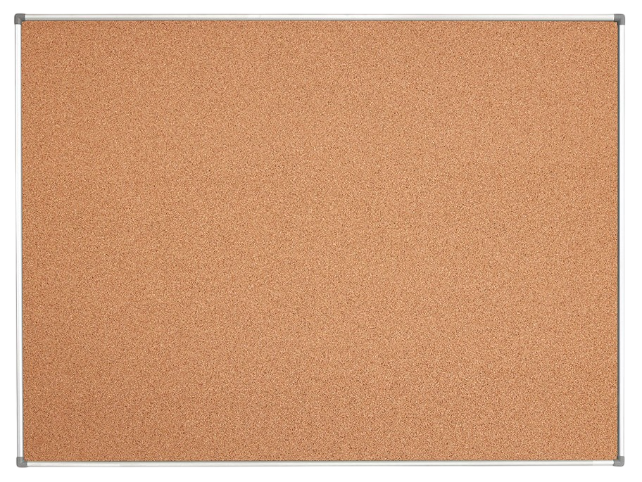 CB-34 Cork Notice Board With Aluminium Frame - Size : 90H x 180W (cm)