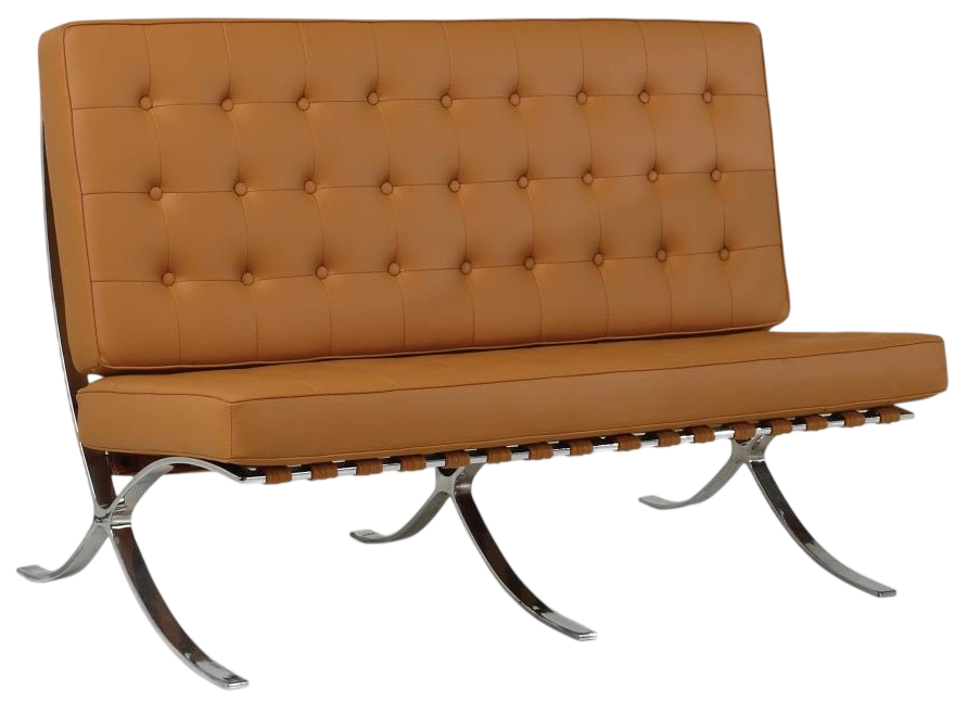 CL-9977-2 Barcelona Series Double Seater Office Sofa - Size : 140W x 80D x 93H (cm)