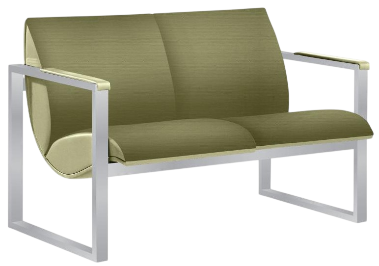 MONO-2 Mono Series Double Seater Office Sofa - Size : 138W x 77D x 67H (cm)