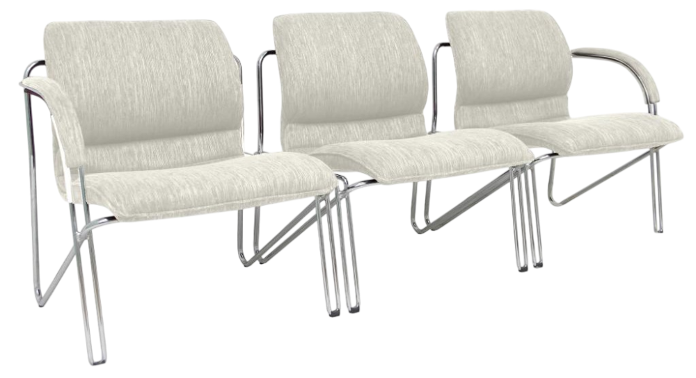 CL-7733-3 Futura Series Triple Seater Office Sofa - Size : 200W x 65D x 76H (cm)