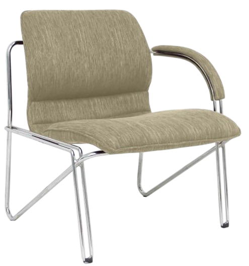 CL-7733-1L Futura Series Single Seater With Left Arm Office Sofa - Size : 65W x 65D x 76H (cm)