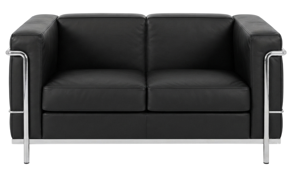 E-402-PU Grab Series Two Seater Sofa - Size : 142W x 83D x 67H (cm)