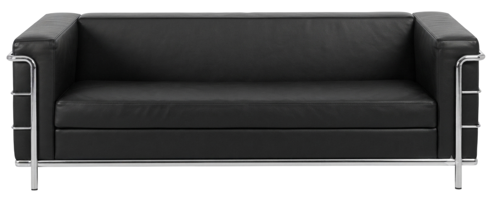 E-403-PU Grab Series Three Seater Sofa - Size : 192W x 83D x 67H (cm)