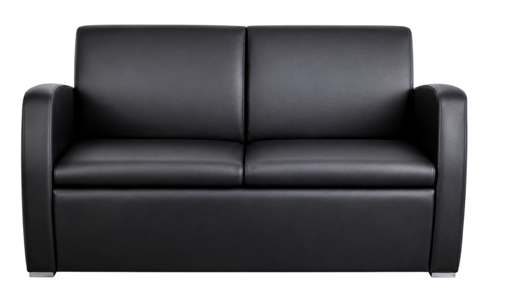 E-502-PU Diff Series Double Seater Sofa - Size : 74H x 132W x 75D (cm)