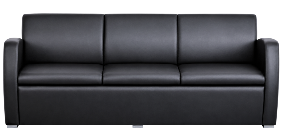 E-503-PU Diff Series Triple Seater Sofa - Size : 74H x 132W x 75D (cm)