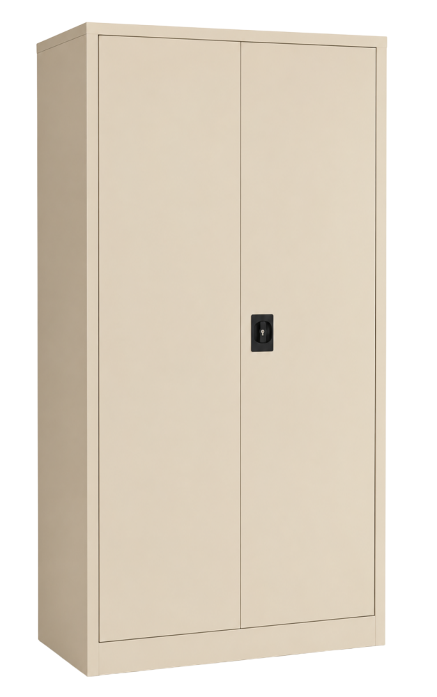S118-BG Full Height Steel Cupboard With Steel Swinging Door - Size : 91W x 45D x 182H (cm)