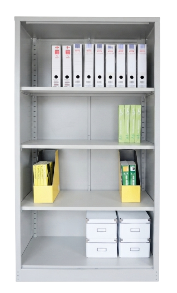 S118/W-LG Full Height Steel Cupboard Without Door - Size : 91W x 45D x 182H (cm)