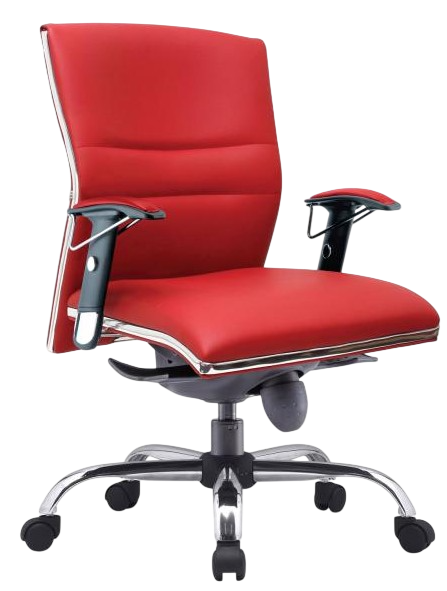 CL-1003(C)-PU Osmo Series Lowback Leather Chair