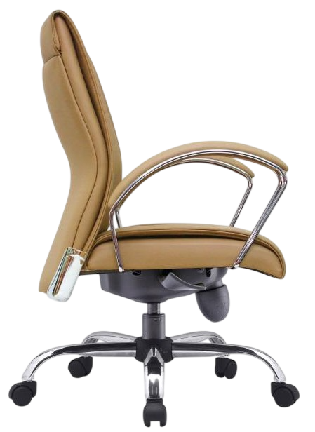 CL-7300-PU Zone Series Lowback Leather Chair