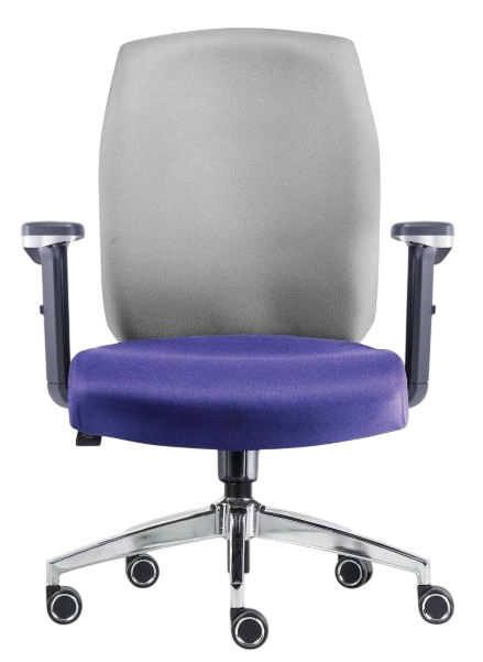 SKY-LB-PU Sky Series Lowback Leather Chair