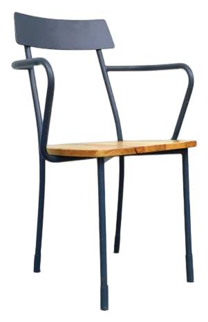Cafe Low Chair With Armrest